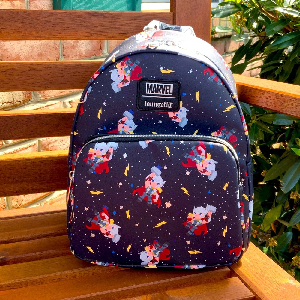 Loungefly Marvel Thor Chibi Galaxy Mini Backpack